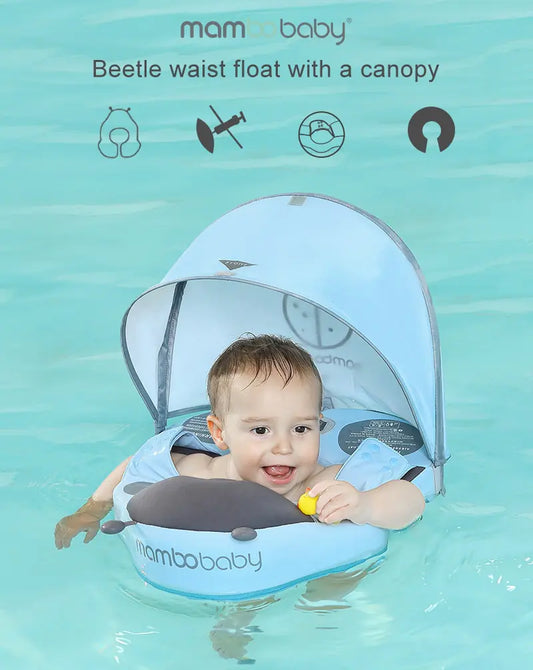 Baby Swimming Ring Float With Sunshade