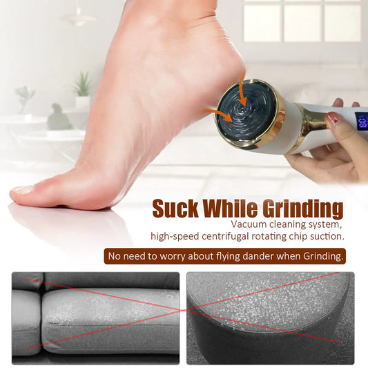 Electric Pedicure Device with Sucking controller