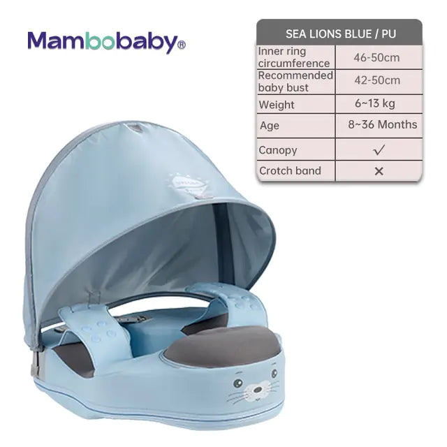 Baby Swimming Ring Float With Sunshade