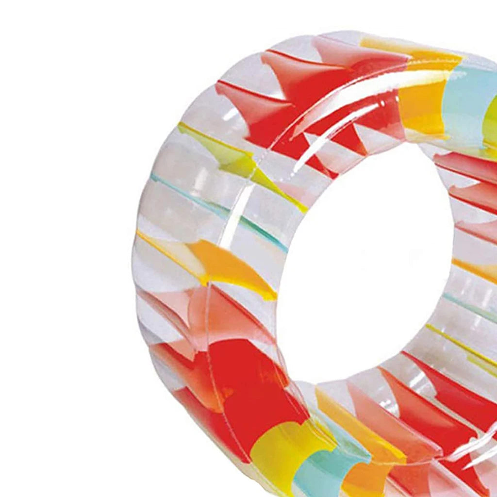 PVC Inflatable Swim Ring Water Wheel Swimming Pool Beach Floating Tubes Pool Floats Toy for Kids Summer Water Floats Water Party