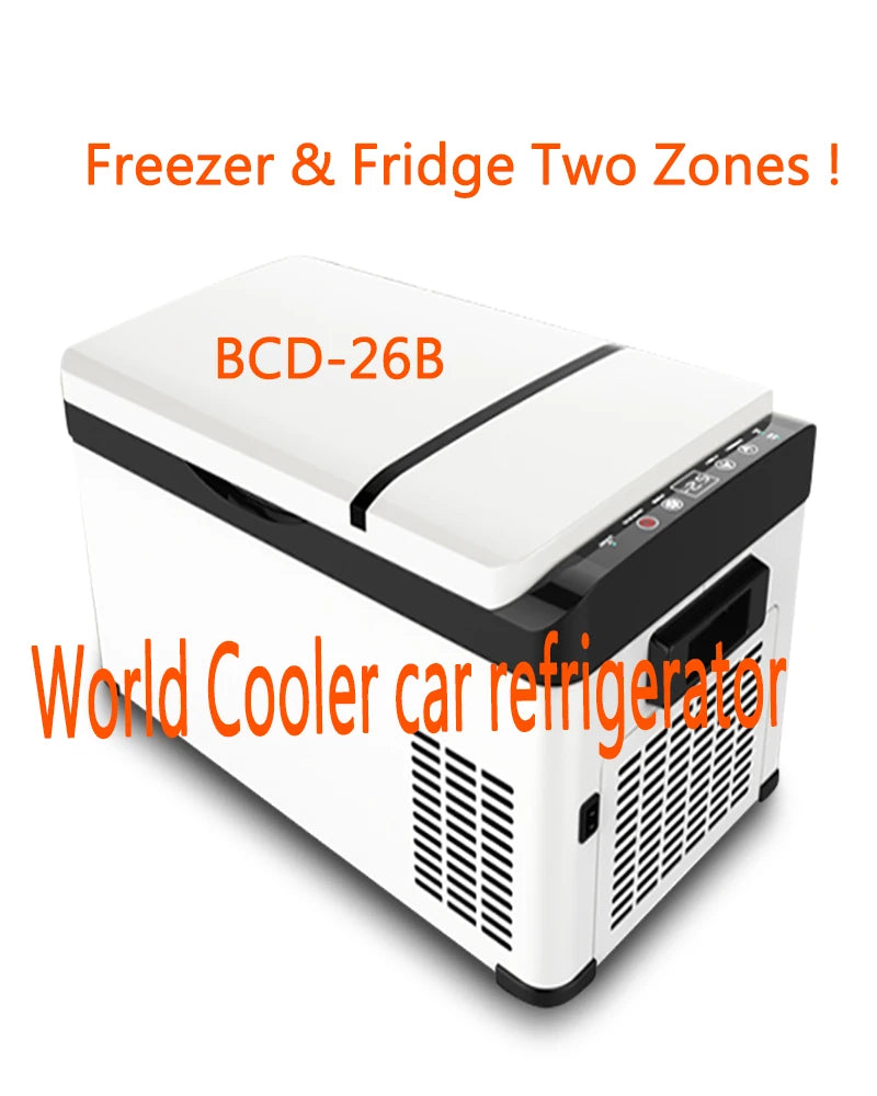 Portable 26Liters Auto Car Refrigerator DC12V24V Compressor with Quick Refrigeration