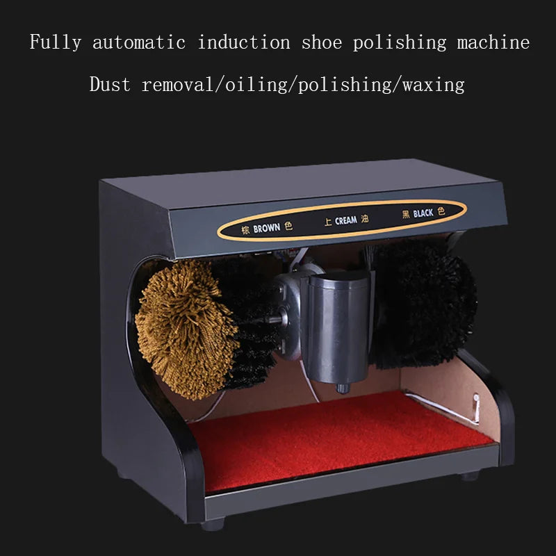 Automatic Electric Shoes Cleaning Machine Shoe Brush Polishing Machine