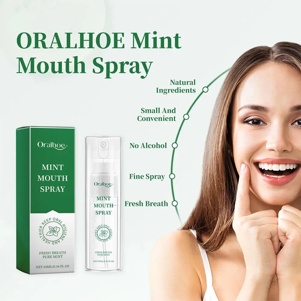 Mouth Spray Breath Freshener Mint Mouth Spray Cleans The Mouth Removes Smoke Smell Removes Bad Breath Air Freshener Breath Spray