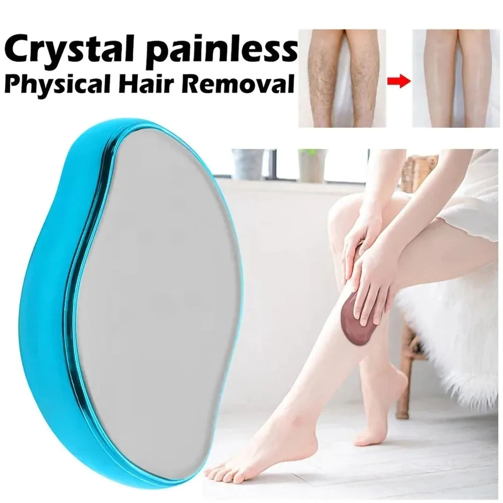 Painless Physical Hair Removal Crystal Epilators Hair Eraser Easy Cleaning Reusable Body Beauty Depilation Man Hair Remove Tool