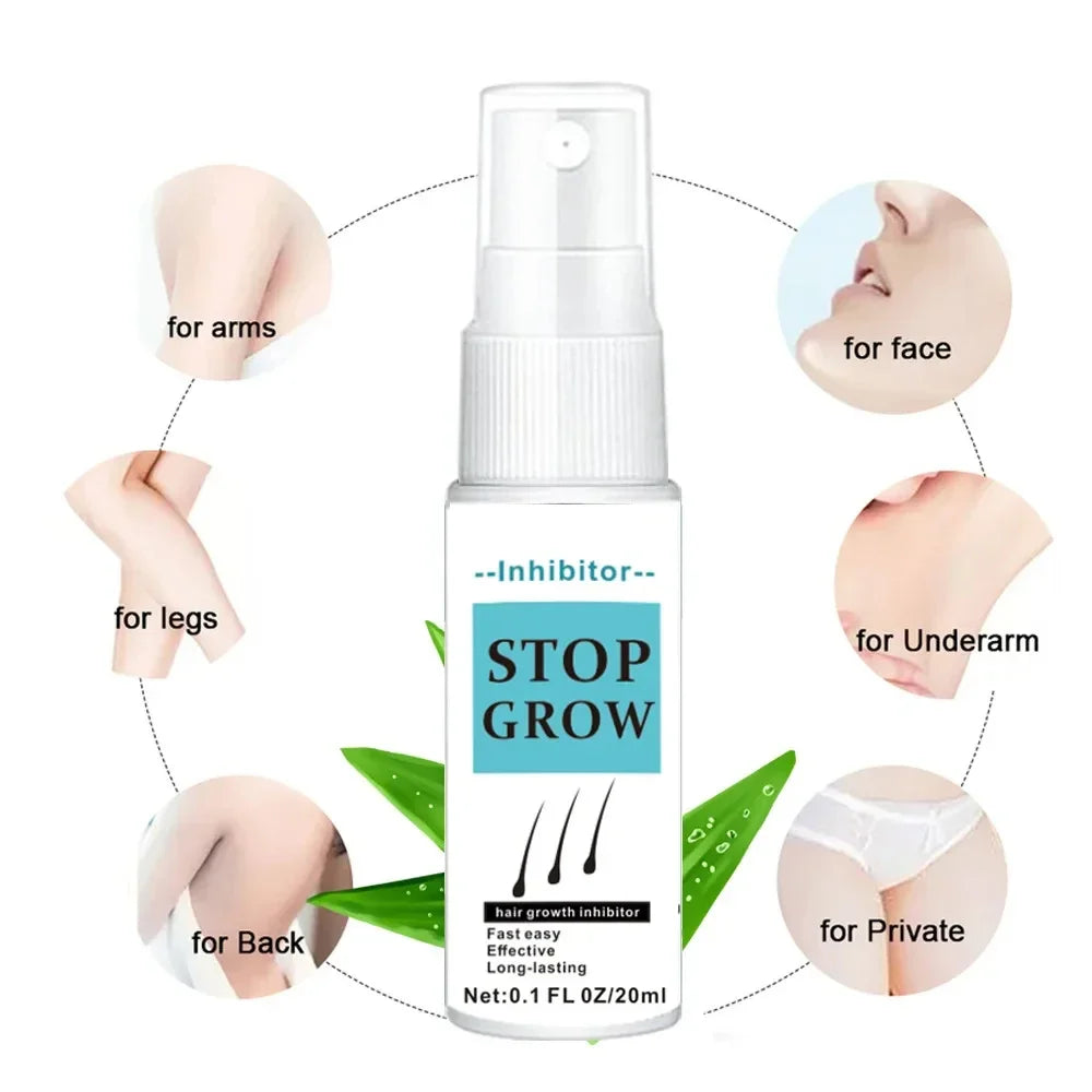 Permanent Hair Remover Spray Fast Hair Remove Armpit Legs Arms Hair Growth Inhibition Depilatory Smooth Nourish Beauty Body Care