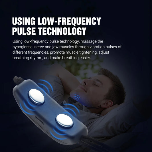 Electric Anti-snoring Breathing Corrector Sleep Intelligent Anti Snore Massager Device Corrects Snoring Care USB Charging