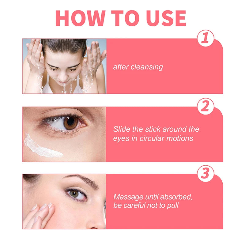 Retinol Anti-Wrinkle Eye Cream Stick Anti Aging Get Rid Of Puffy Dark Circles Eye Bags Lifting Moisturizing Health Repairing Eye