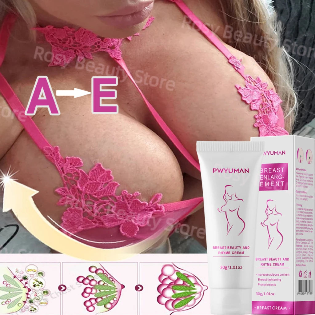 Natural Breast Enlargement Cream Chest Lift Firm Enhancer Care Oil Butt Breast Plump Growth Massage Boobs Bigger Sexy Body Care