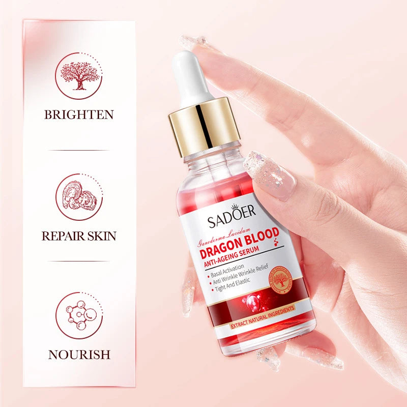 Royal Dragon Blood Serum Placenta Rejuvenation Moisturizing Smoothing Facial Firming Essence Improve Roughness Beauty Cosmetic