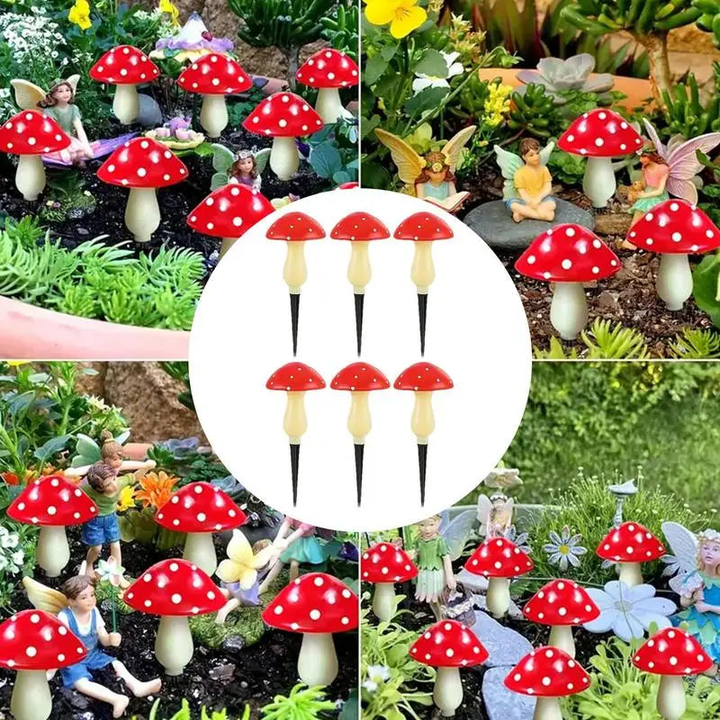 LED solar mushroom Light Ground plug mushroom lamp Waterproof outdoor courtyard Solar Stake Lamp for Yard Patio Garden Decor