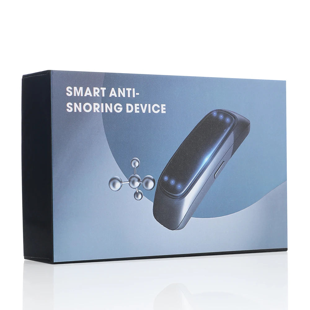 Electric Anti-snoring Breathing Corrector Sleep Intelligent Anti Snore Massager Device Corrects Snoring Care USB Charging