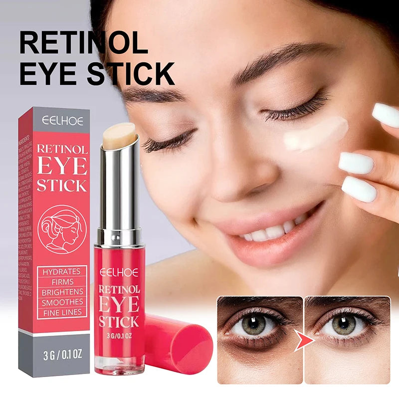 Retinol Anti-Wrinkle Eye Cream Stick Anti Aging Get Rid Of Puffy Dark Circles Eye Bags Lifting Moisturizing Health Repairing Eye