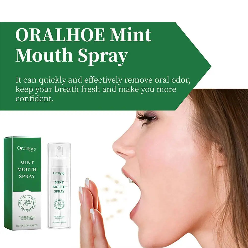 Mouth Spray Breath Freshener Mint Mouth Spray Cleans The Mouth Removes Smoke Smell Removes Bad Breath Air Freshener Breath Spray