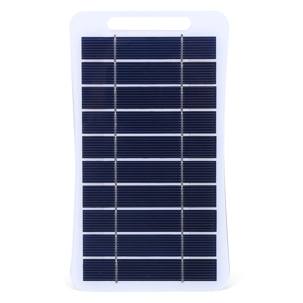 2W 5V Solar Cell Panel USB Battery Charger Power Emergency Panel Waterproof Phone Power Bank