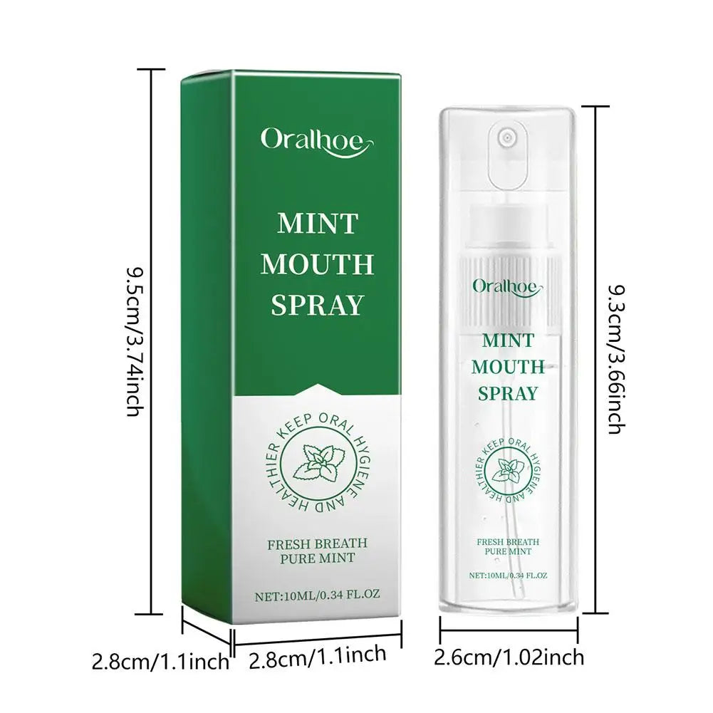 Mouth Spray Breath Freshener Mint Mouth Spray Cleans The Mouth Removes Smoke Smell Removes Bad Breath Air Freshener Breath Spray