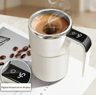 Temperature marker with Automatic Magnetic beautiful stirring cup