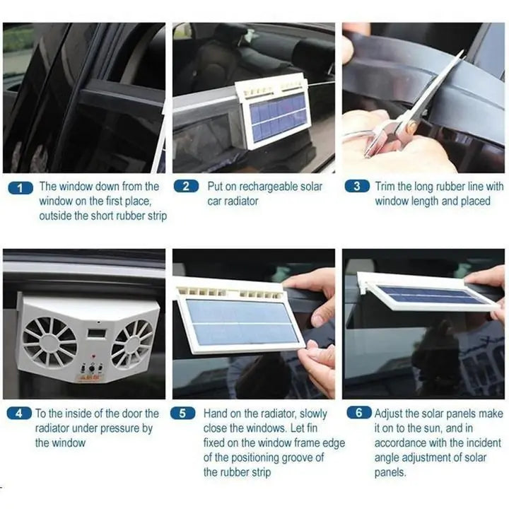 Solar Power Car Cooler , Car Air Conditioner