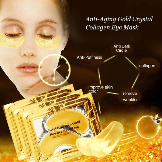 Crystal Collagen Gold Eye Mask Beauty Patches Dark Circle Wrinkle Remover