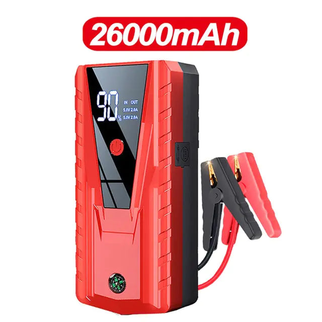 26000mAh/20000mAh Car Jump Starter 1000A 12V Output Portable Emergency Start-up Charger