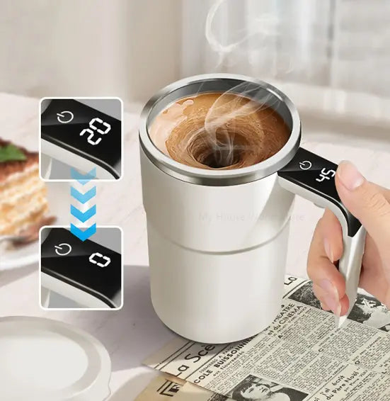 Temperature marker with Automatic Magnetic beautiful stirring cup